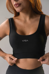 Top Alça Larga Preto